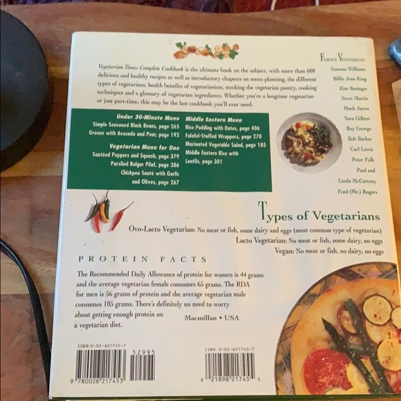Vintage “Vegetarian Times Complete Cookbook” - Picture 2 of 4